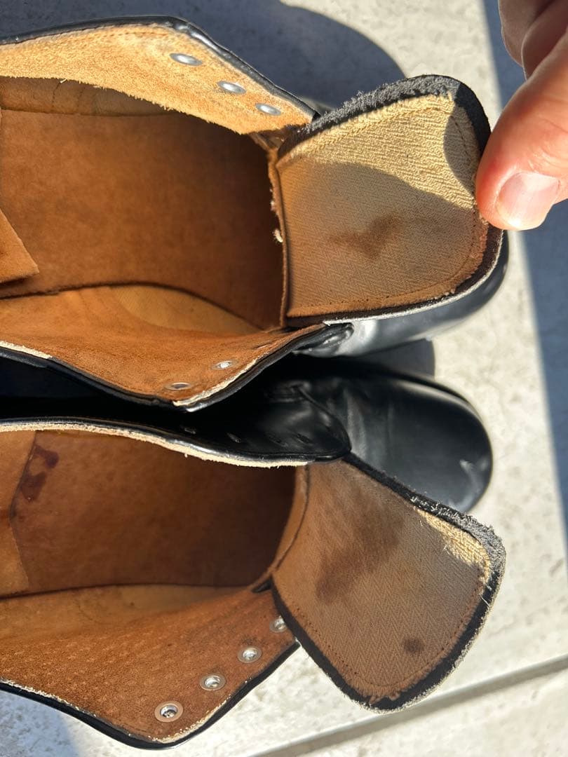 靴 us navy service shoes 80s