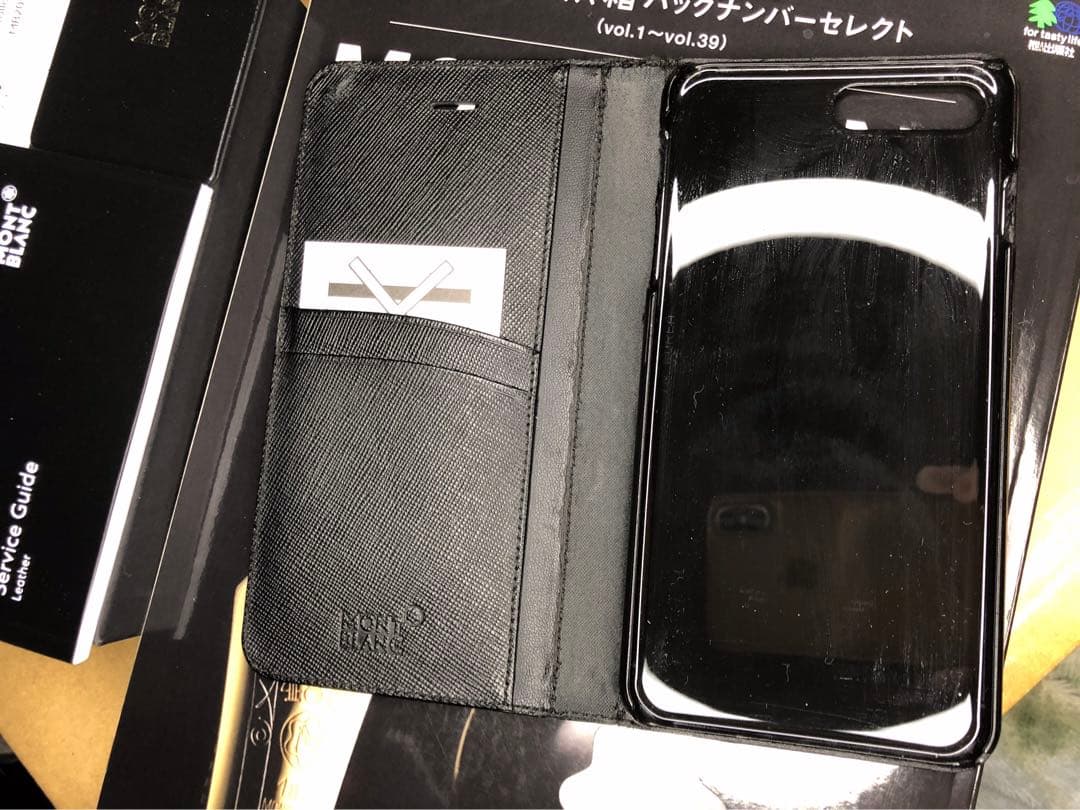 モンブラン　★稀少完売入手困難品！★iPhone7・8plus用本革スマホケース