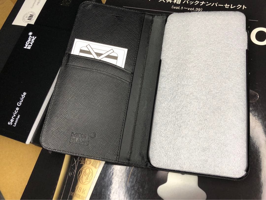 モンブラン　★稀少完売入手困難品！★iPhone7・8plus用本革スマホケース