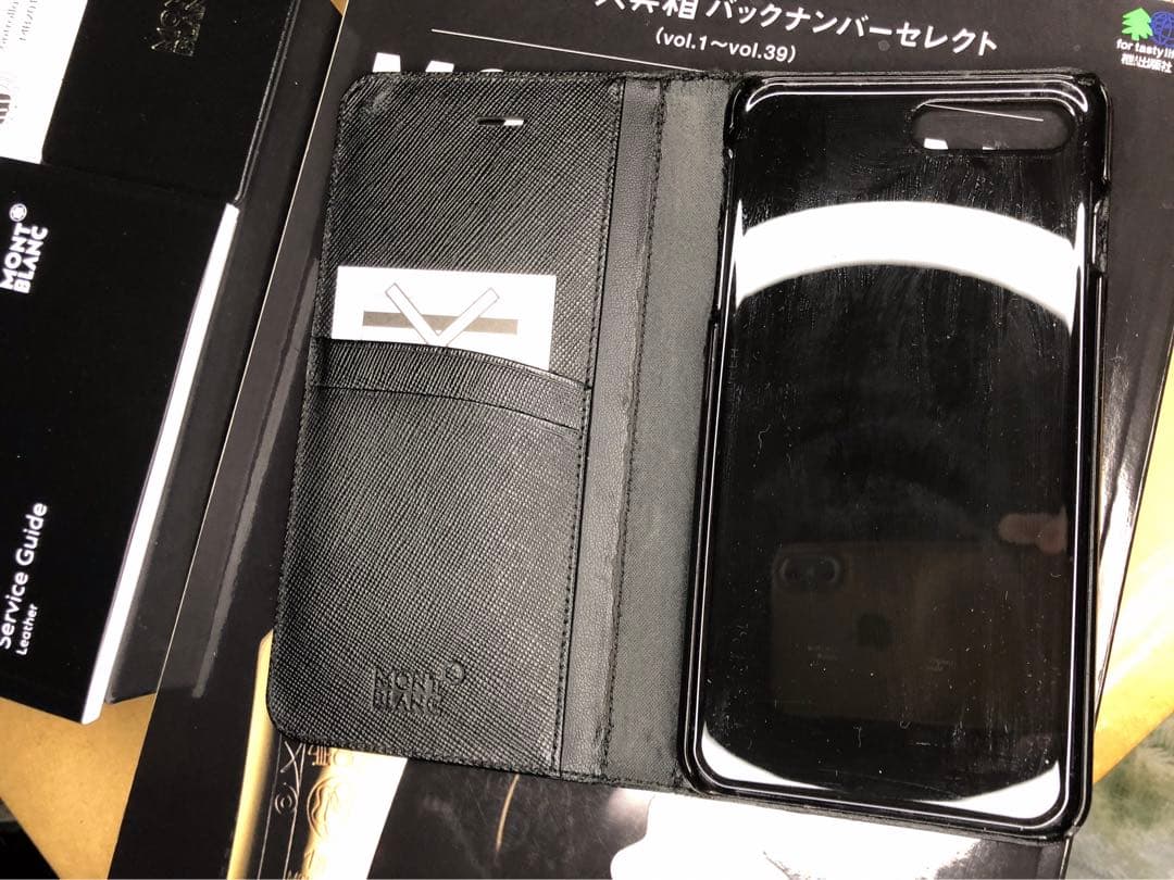モンブラン　★稀少完売入手困難品！★iPhone7・8plus用本革スマホケース