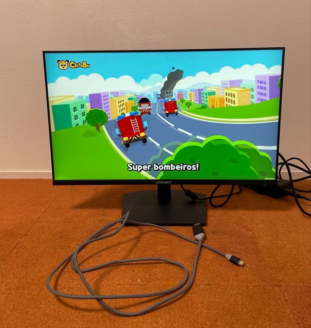 JAPANNEXT IPS フルHDモニター 給電可能 ディスプレイ