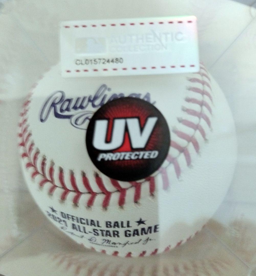 【新品】2個 2021年 MLBオールスター公式球＆大谷選手プリントボールセット