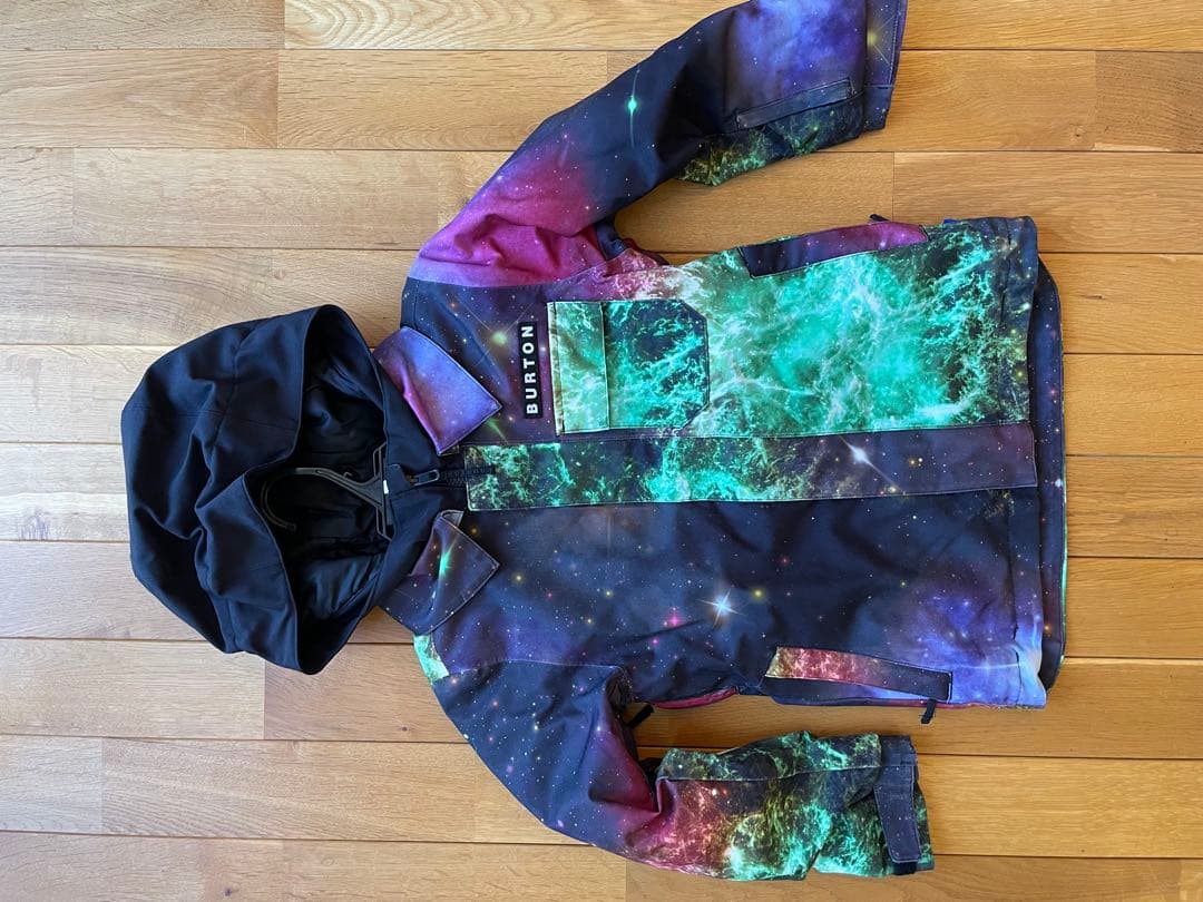 BURTON 宇宙柄 スノーボードウェアセット XS