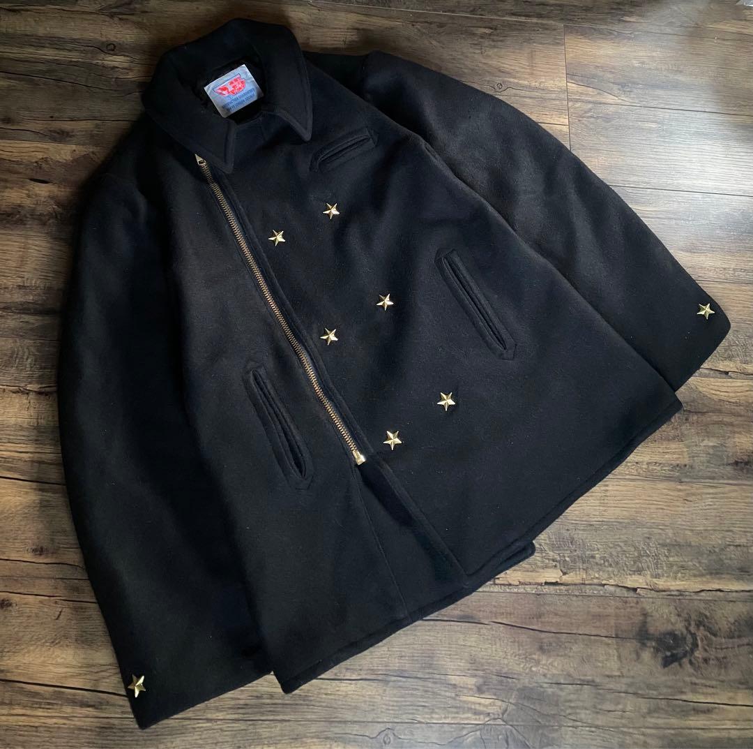 TENDERLOIN テンダーロイン01AW 星 スタッズ ウール Pコート