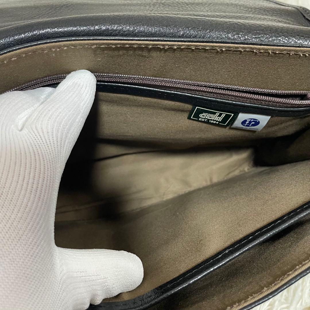 極美 青木鞄 NEVADA ラガード ミニダレスバッグ　2way レア ブラック