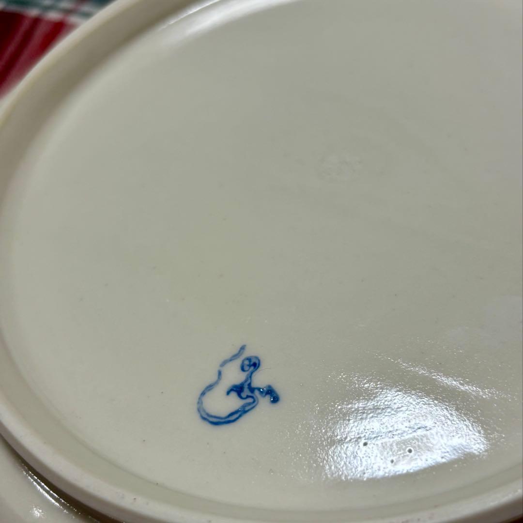 有名陶芸家 佐々木忍 猫プレート Mサイズ 茶トラ黒猫キジトラ白猫　お皿　陶器
