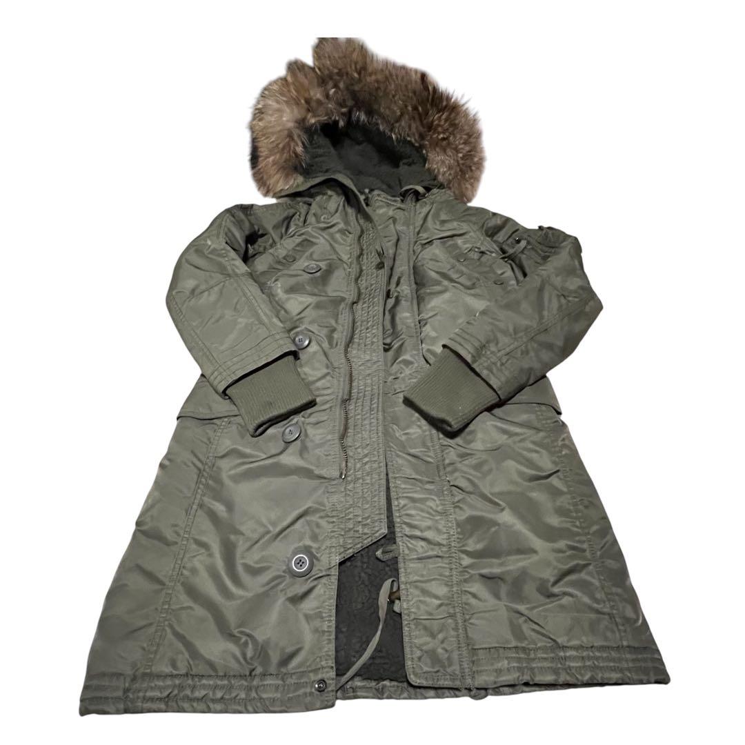 GOA オリーブグリーン ミリタリーロングコート