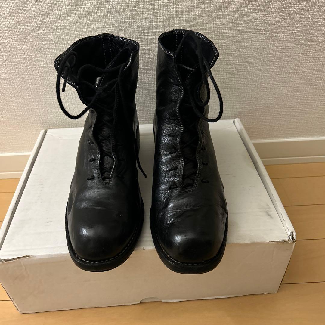 靴 PL11L. Laced Up Boots Horse GUIDI.