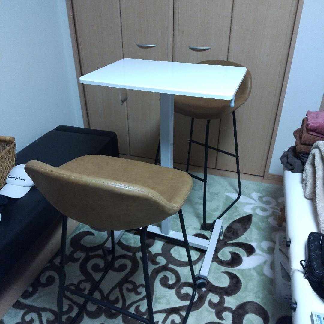 カウンター&イス２脚セット