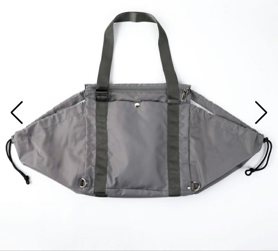 紀ノ国屋　保冷付きレジカゴリュック　モーニンググレーエコバッグ