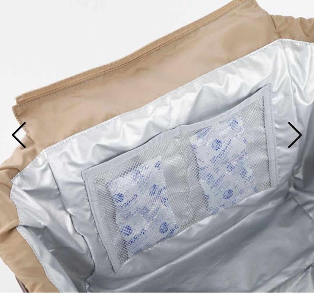 紀ノ国屋　保冷付きレジカゴリュック　モーニンググレーエコバッグ