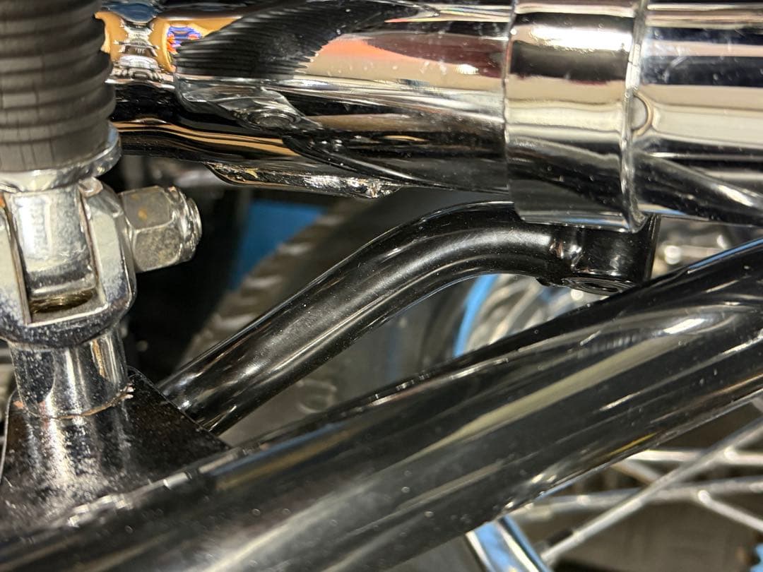 Evo マフラー 1985年式 に付けていたフィッシュテールマフラーになります。