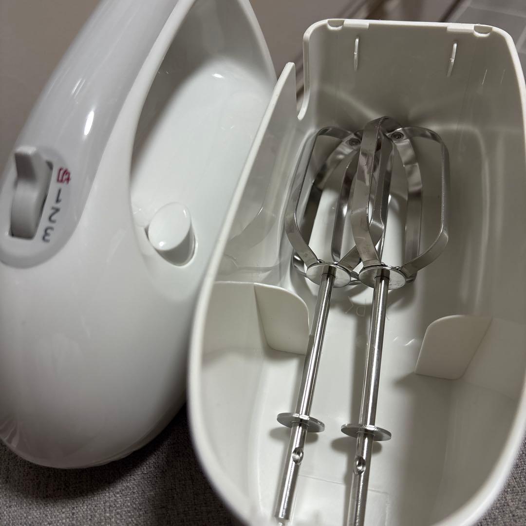 パナソニック ハンドミキサー 速度3段切り替え機能搭載 ホワイト MK-H4