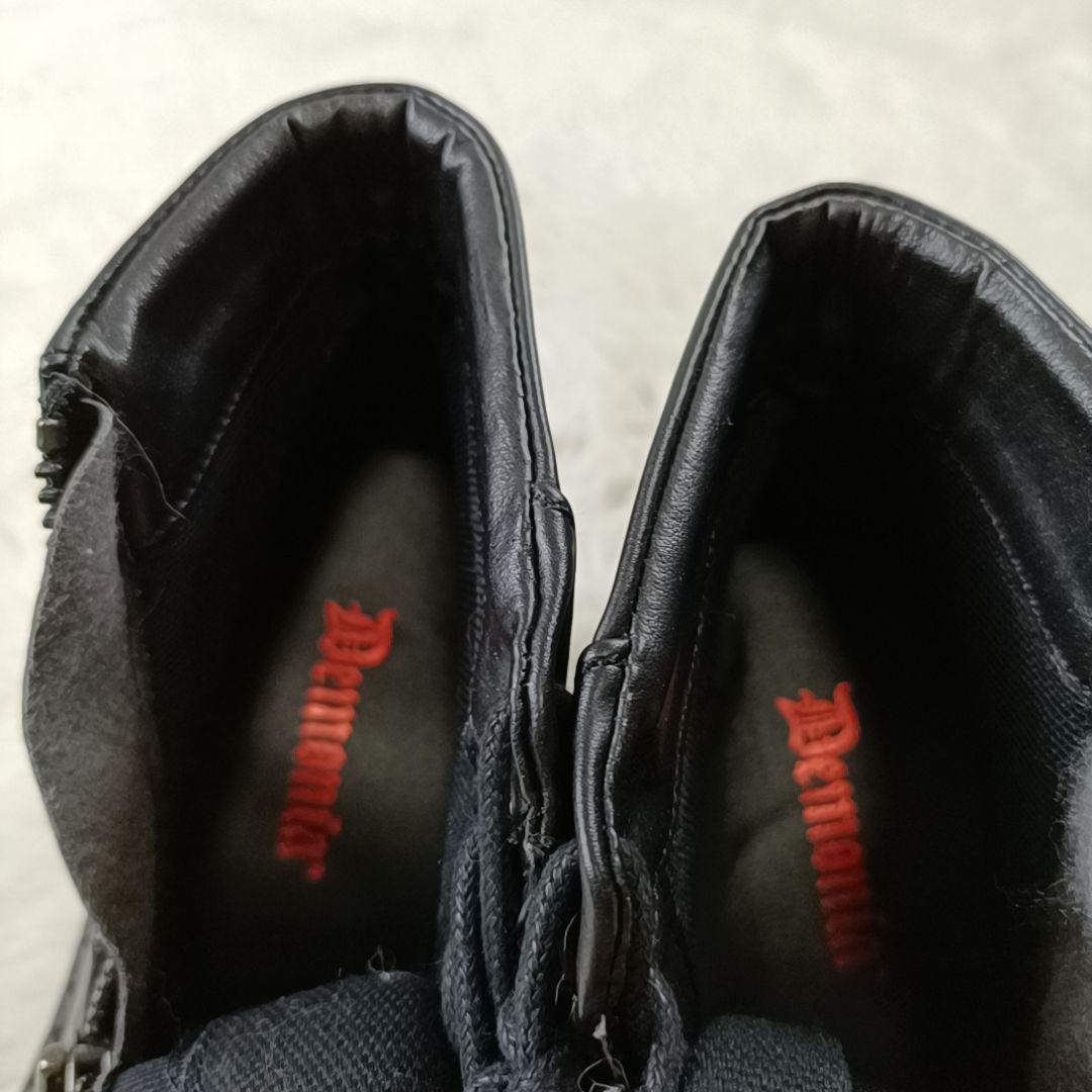 新品✨DEMONIA ウェッジソールブーツ 厚底スニーカー STOMP-10