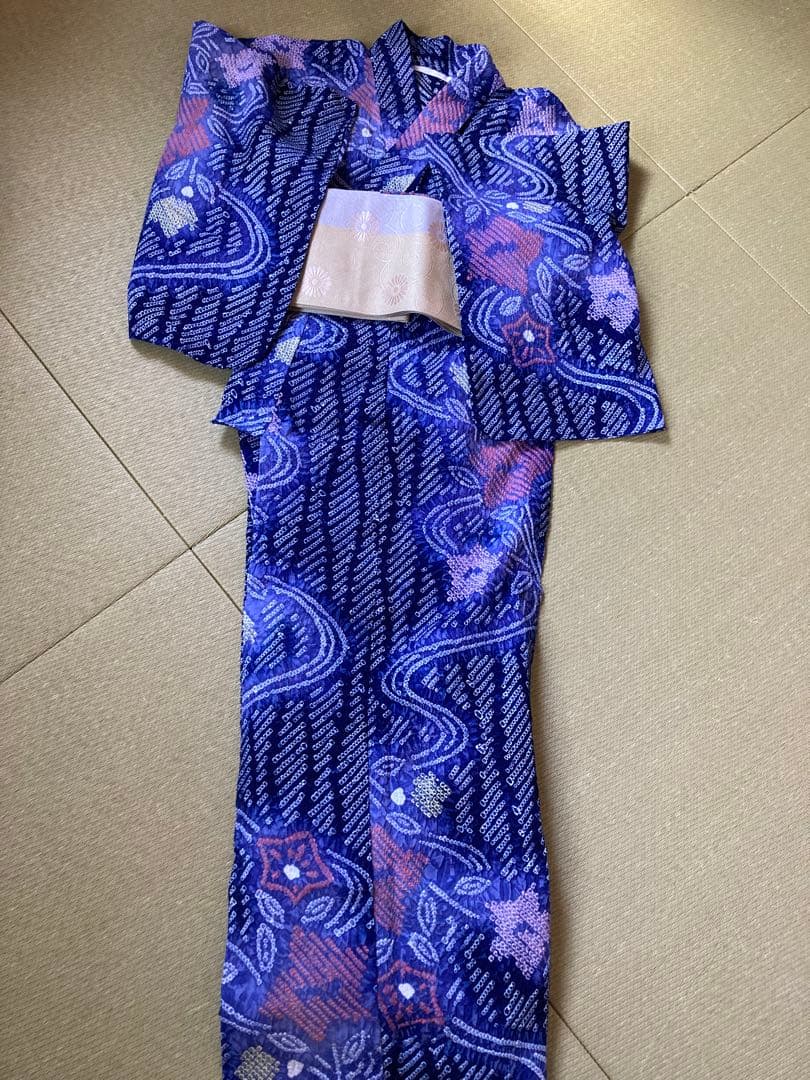 有松しぼり浴衣