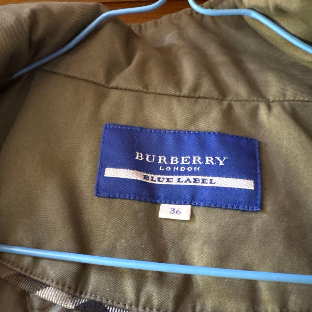 バーバリーブルーレーベル　モッズコート