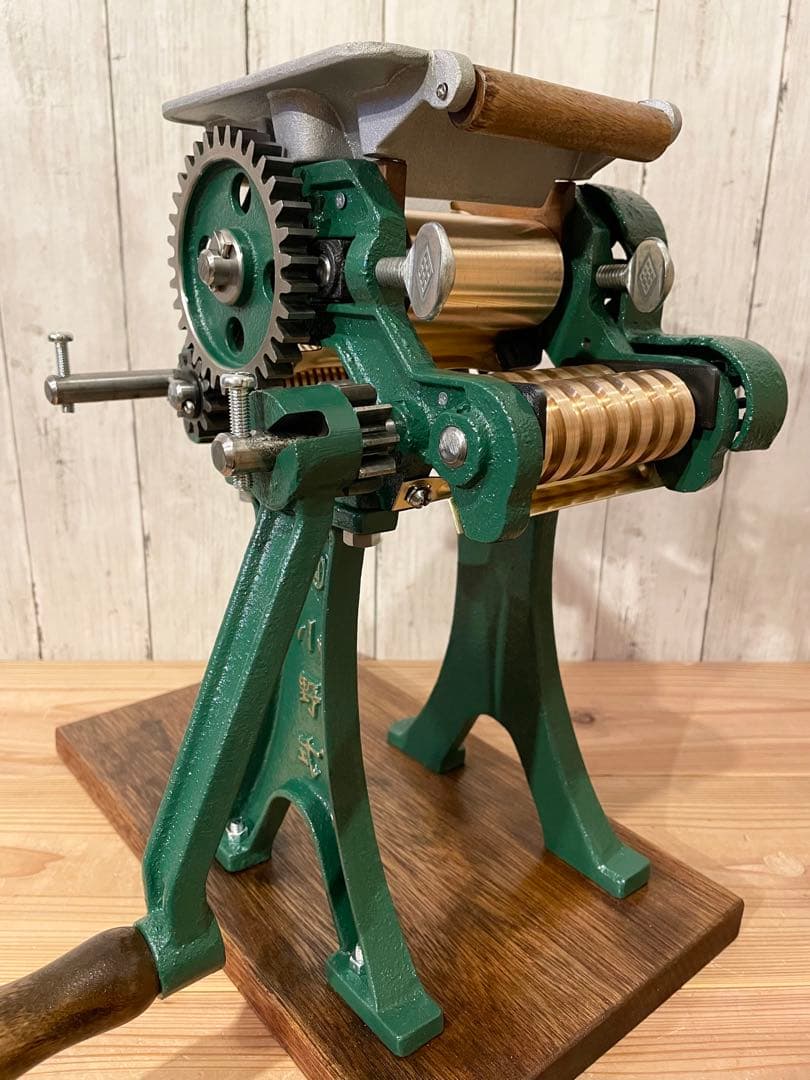 小野式製麺機 両刃【251010】説明書コピー.トラブル予防ガイド.麺帯ハンガー