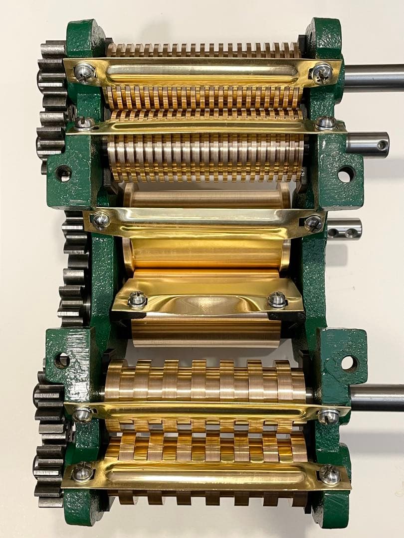 小野式製麺機 両刃【251010】説明書コピー.トラブル予防ガイド.麺帯ハンガー