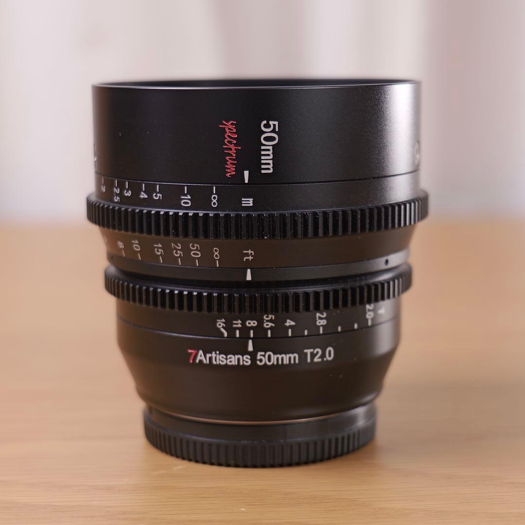 7artisans 50mm T2.0 フルサイズ シネマレンズ　美品Lマウント