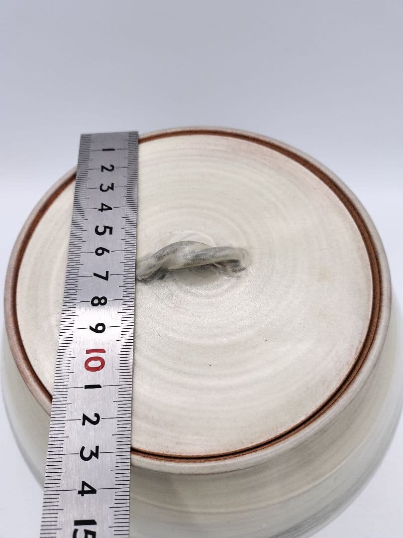 c865 水指 韓国 人間国宝 釜谷陶房 甲相浩 木箱 茶道具 古物