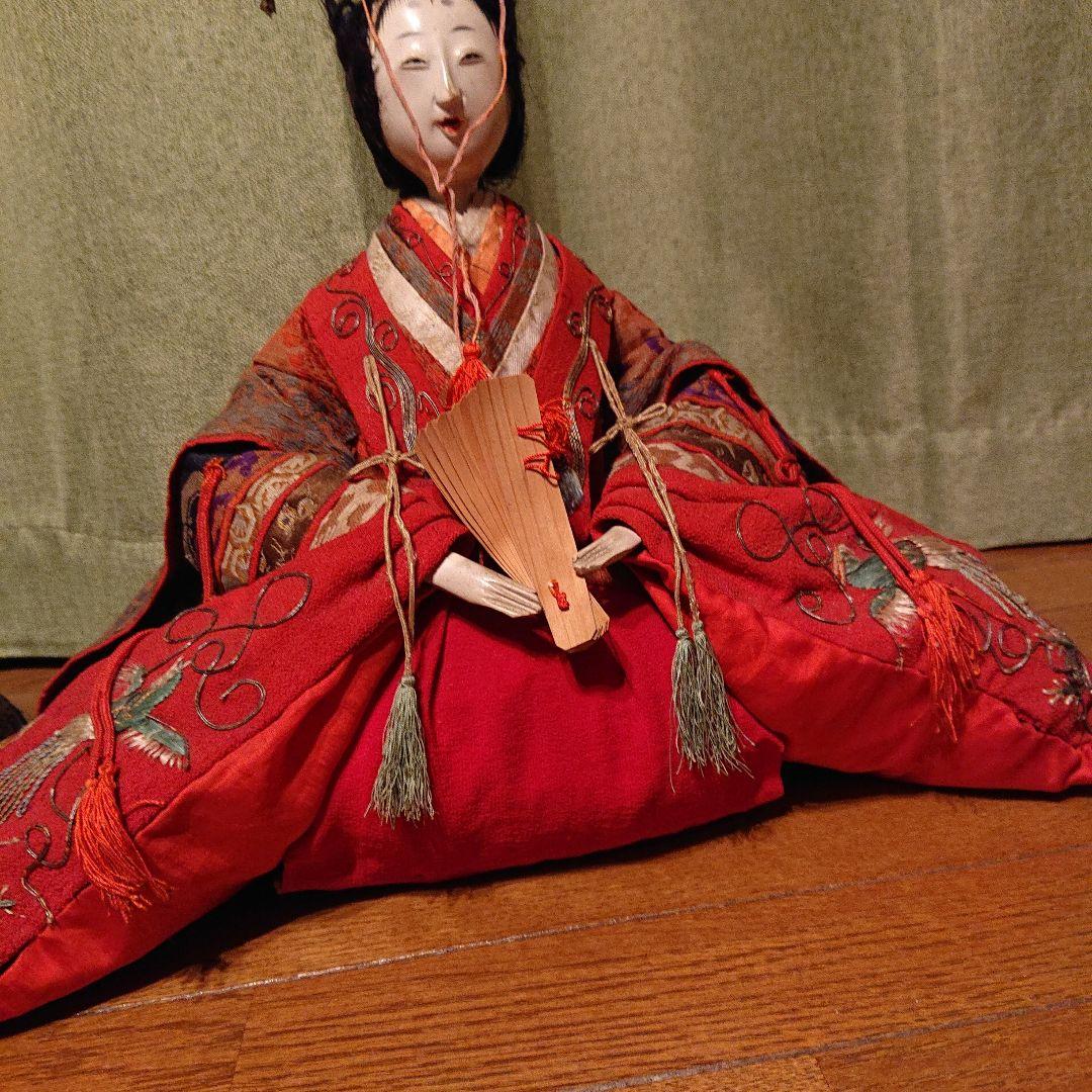 大型　親王飾り　江戸時代後期享保雛？　古今雛　　雛人形