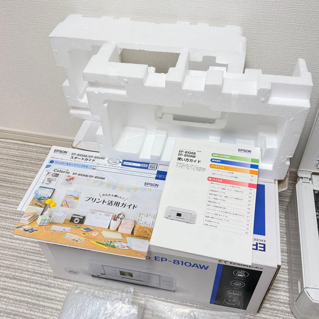 EPSON EP-810AW インクジェットプリンター エプソン 白 ジャンク