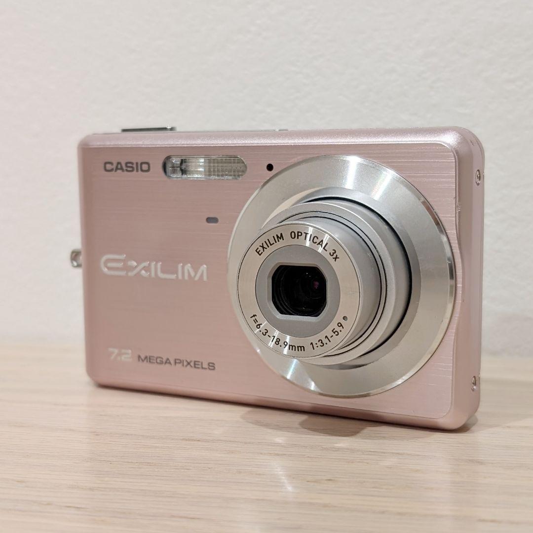 動作確認済 CASIO EXILIM EX-Z77 ピンク デジカメ 充電器あり