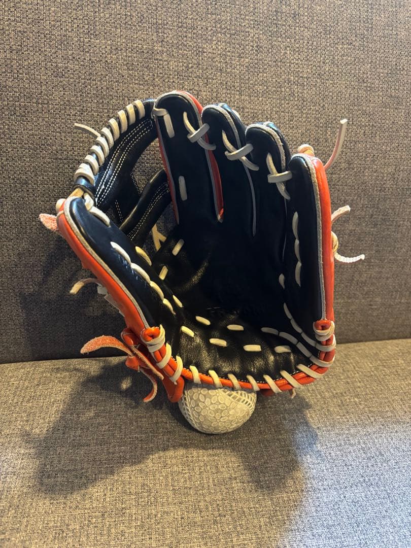 【黒縁メガネ】ハイゴールド 限定 野球 軟式グローブ OKG-736SP