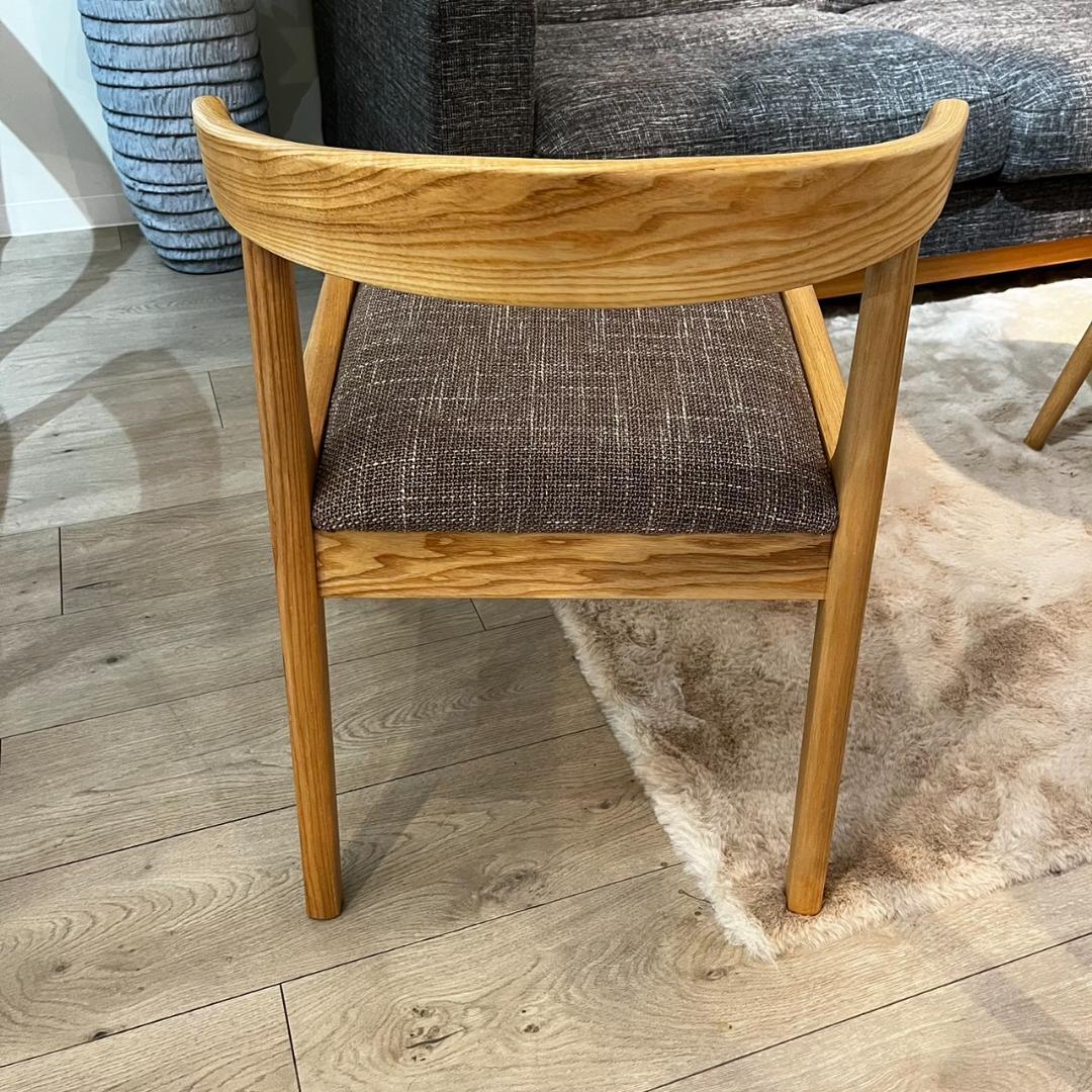 ロボット掃除機対応♪ ダイニングチェア 浮く ブラウン HOC-541 N01