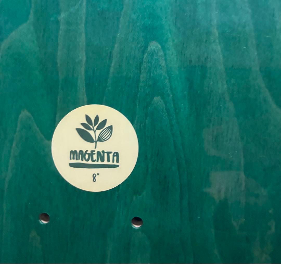 Magenta 8インチ スケートボードデッキ
