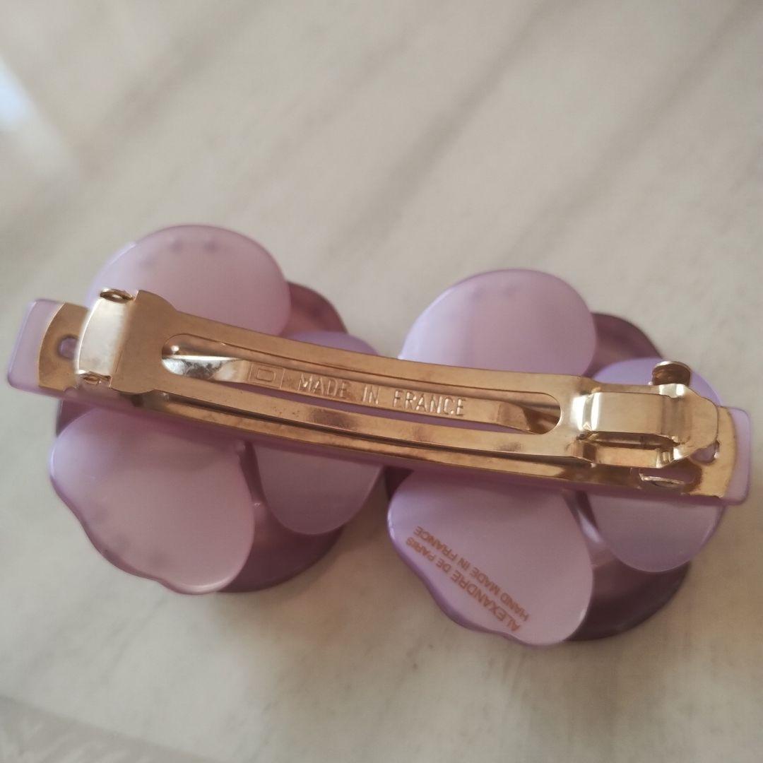 ②ー1 入手困難➠➠アレクサンドルドゥパリスワロフスキーパープル双子カメリア