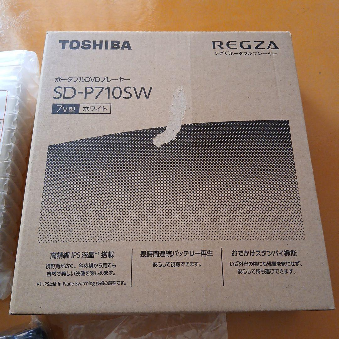 タカTOSHIBA ポータブルDVDプレーヤー SD-P710SW