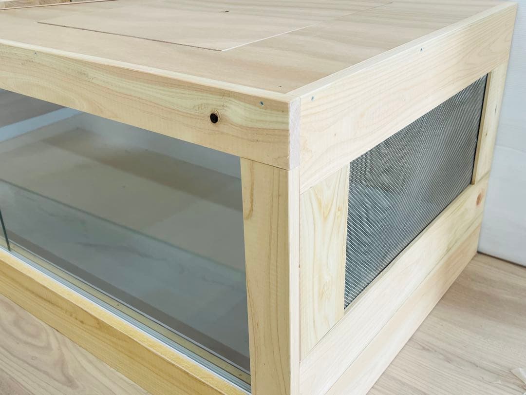 木製ケージ　1200×600×450　小動物、爬虫類用　未使用品