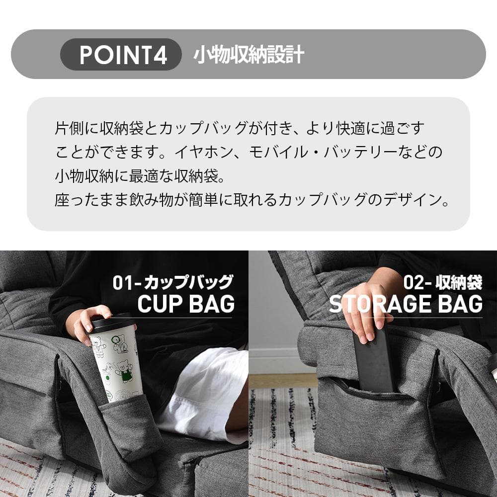 座椅子 リクライニング 14段ギア リクライニングチェアー【ブラウン】