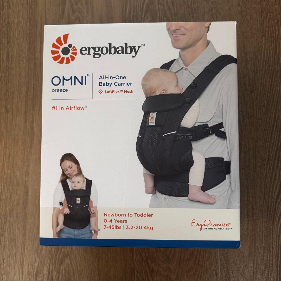 【極美品】エルゴベビー★オムニブリーズ　オニキスブラック