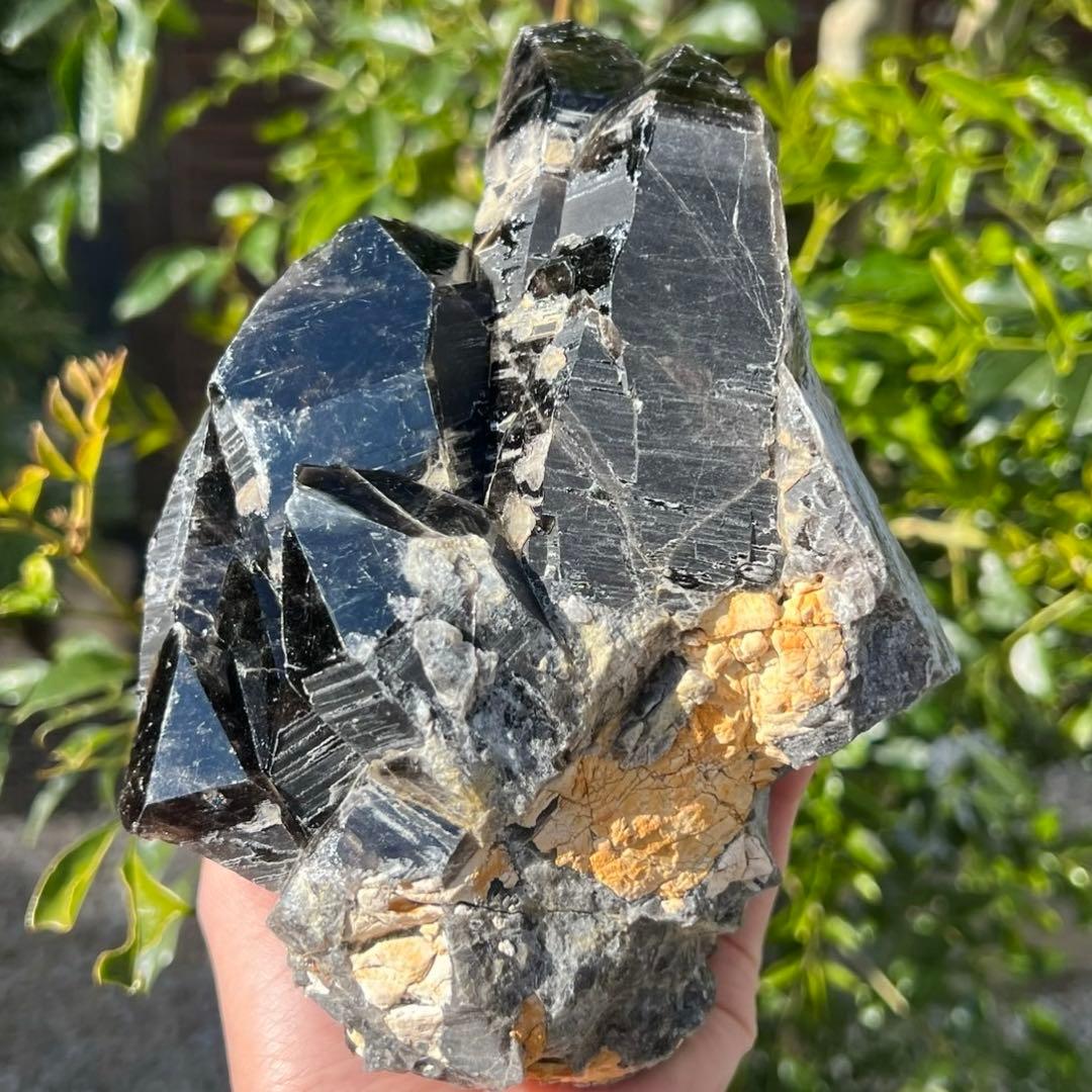 ✳専用‼️極上品質☆存在感抜群‼️漆黒パワー✨山東省産 モリオン クラスター 天然石