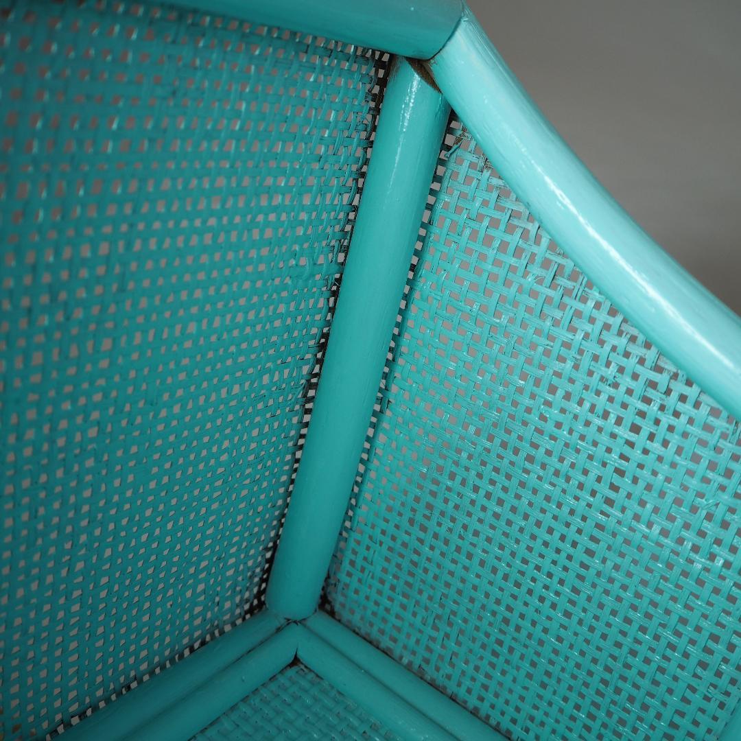 ヴィンテージ Tiffany 鏡台 ドレッサー ラタン 籐 チェスト 昭和レトロ