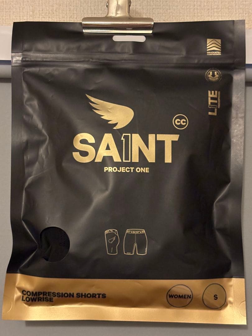 SAINT P1 エリート コンプレッションショーツ ブラック