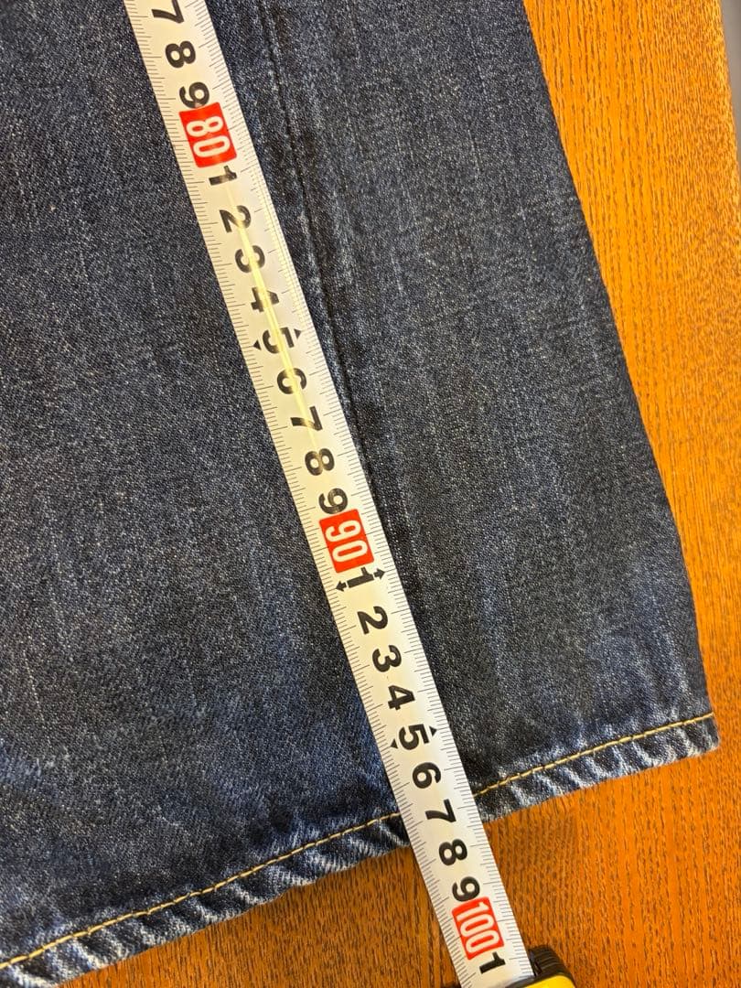 桃太郎ジーンズ 出陣ミドルストレート ジッパーフライ w34