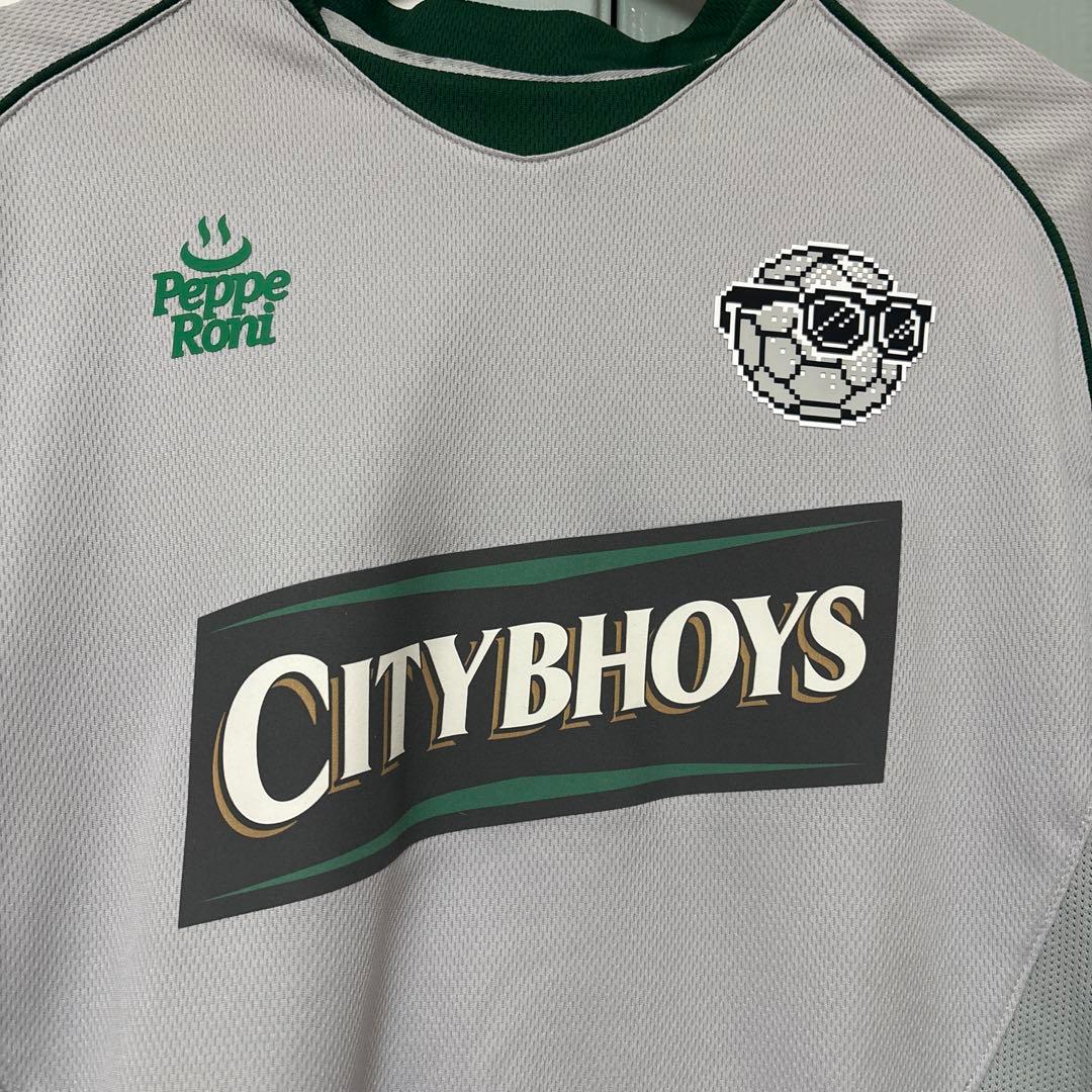 peppe roni CITYBHOYS サッカーシャツ グレー セルティック