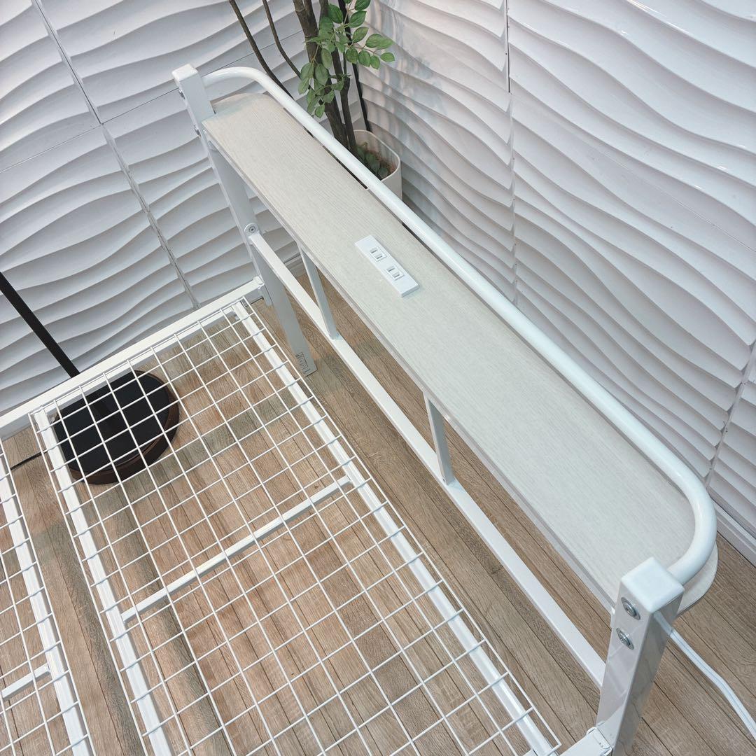 ◇大阪府全域 神戸市 配達料無料◇ニトリ◇バジーナ◇パイプベッド◇シングル◇