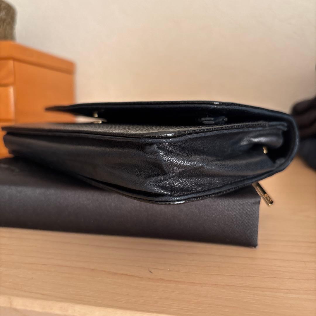 美品　シャネル　チェーンウォレット