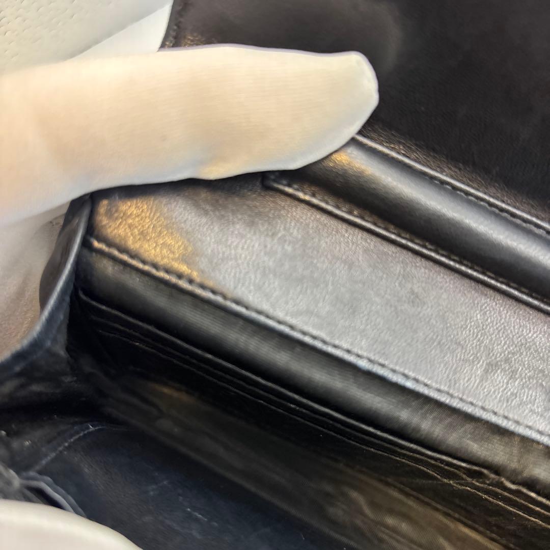 美品　シャネル　チェーンウォレット