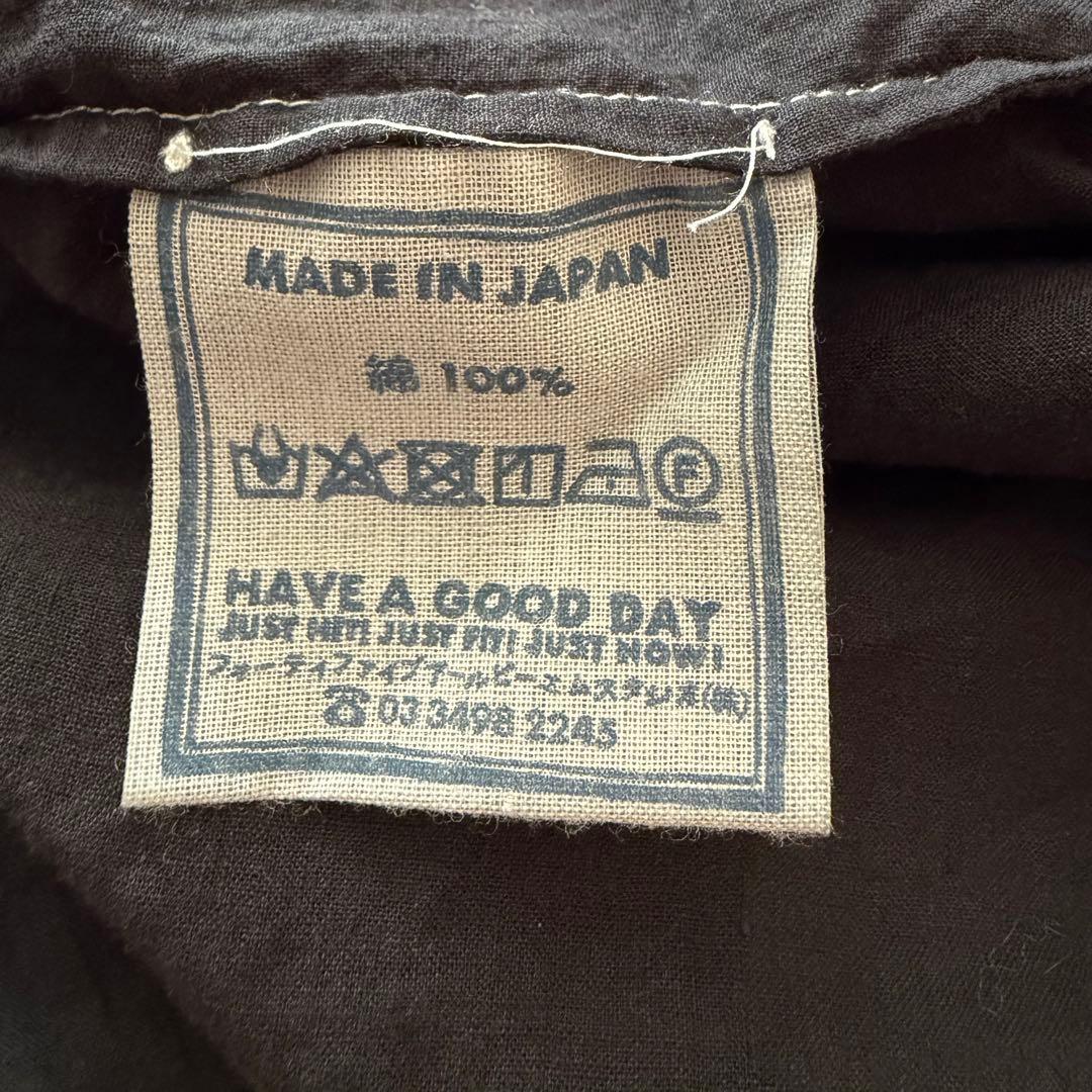 45R インドカディのタックフリルボウタイブラウス　黒