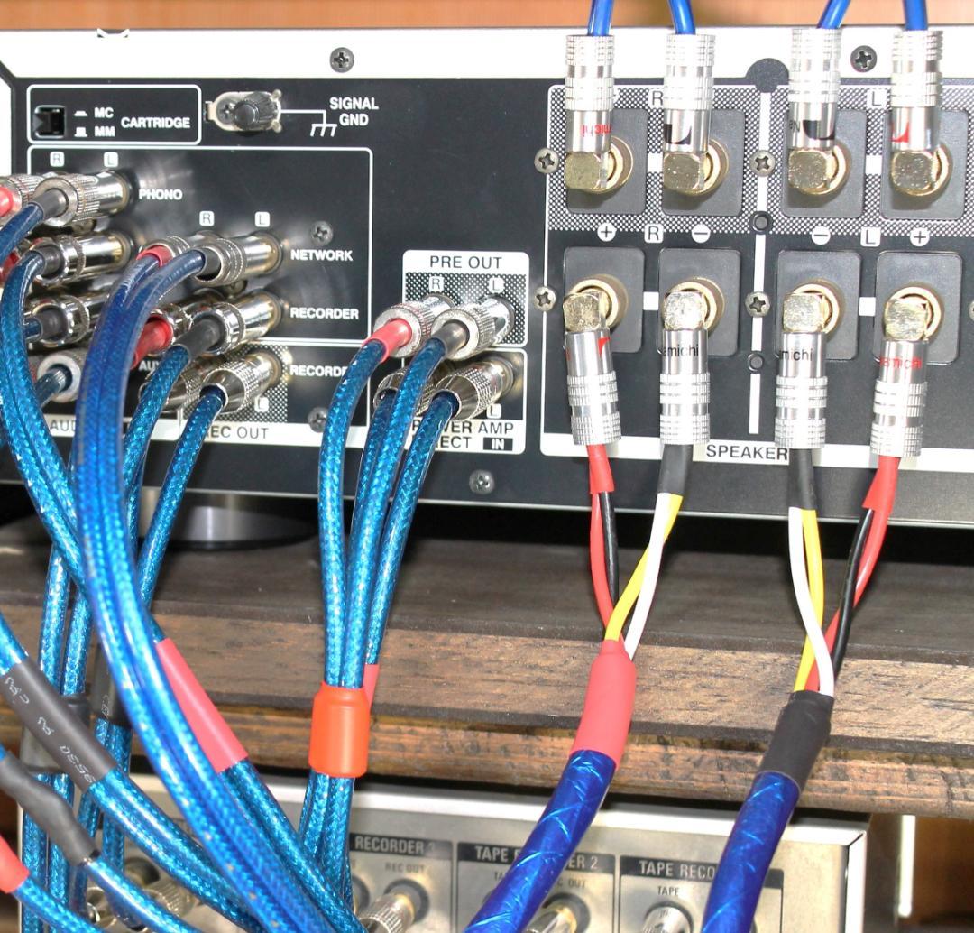 2200αゾノトーンZONOTONE 2mスピーカーケーブル　2本1セット