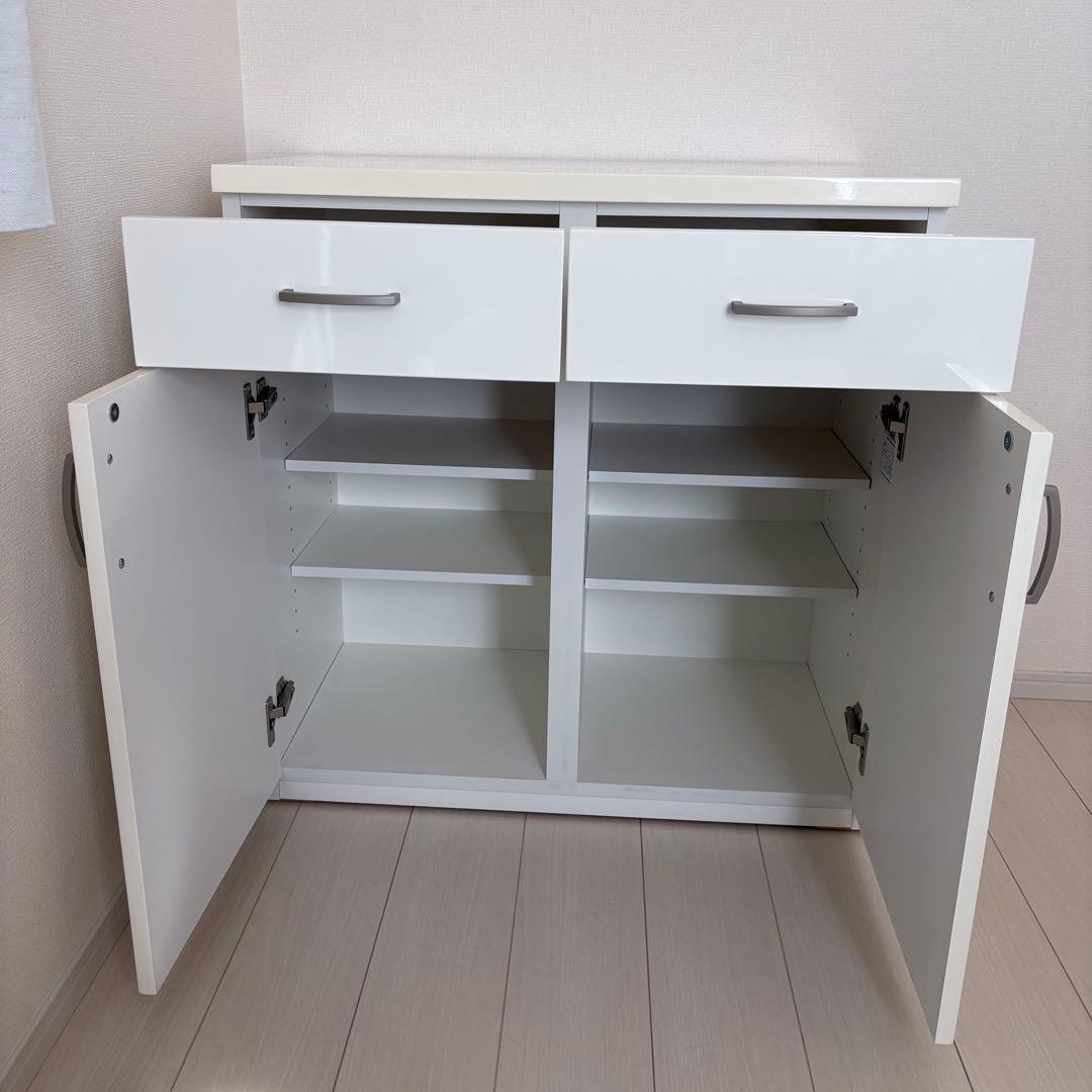 【送料込み匿名】NITORI 食器棚　コパン　幅80cm奥行き40cm 1点