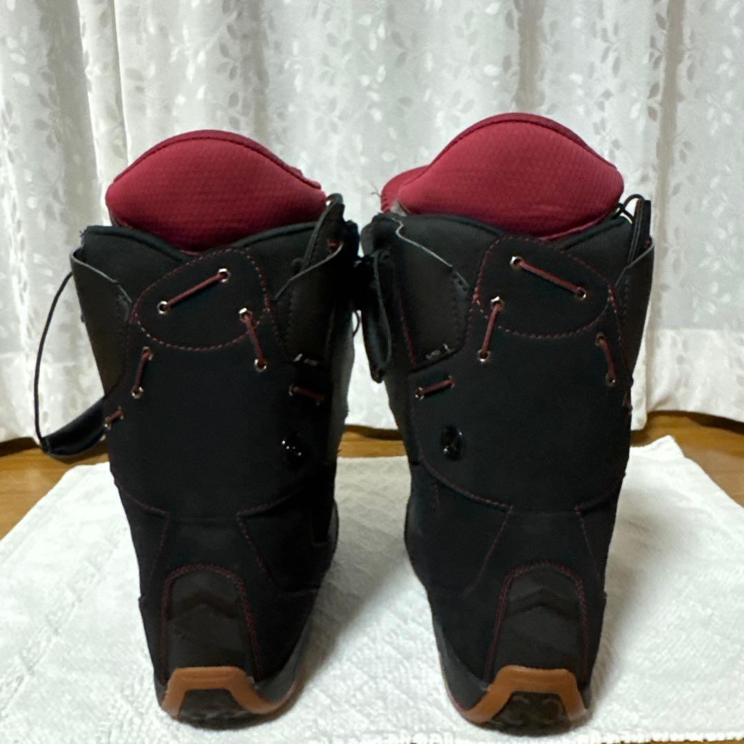 スノーボードブーツ(男性用) ブラック/レッド