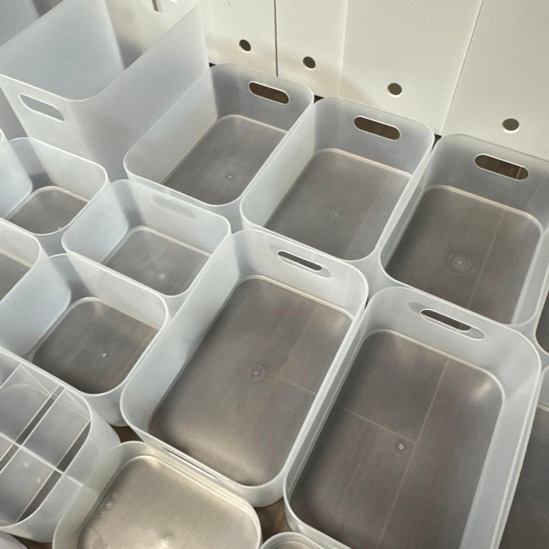 無印良品 ファイルボックス、その他プラスチックケース各種