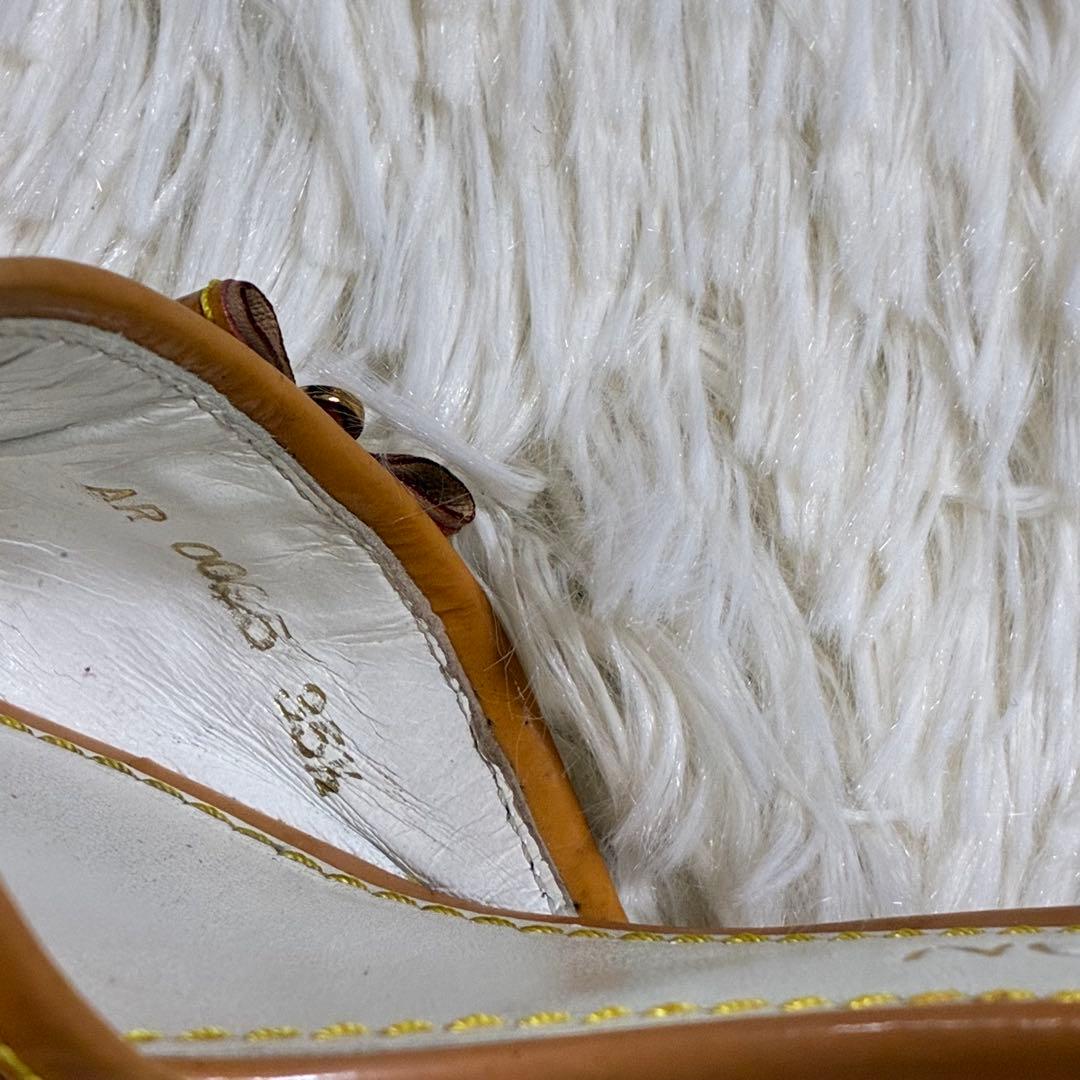 ルイヴィトン　モノグラムマルチカラー ミュール ホワイト×ラベンダー