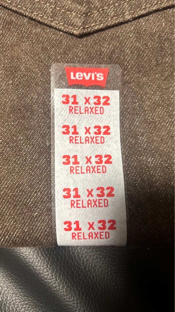 Levis デッドストック 550 ブラウン W31 L32 オレンジタブ